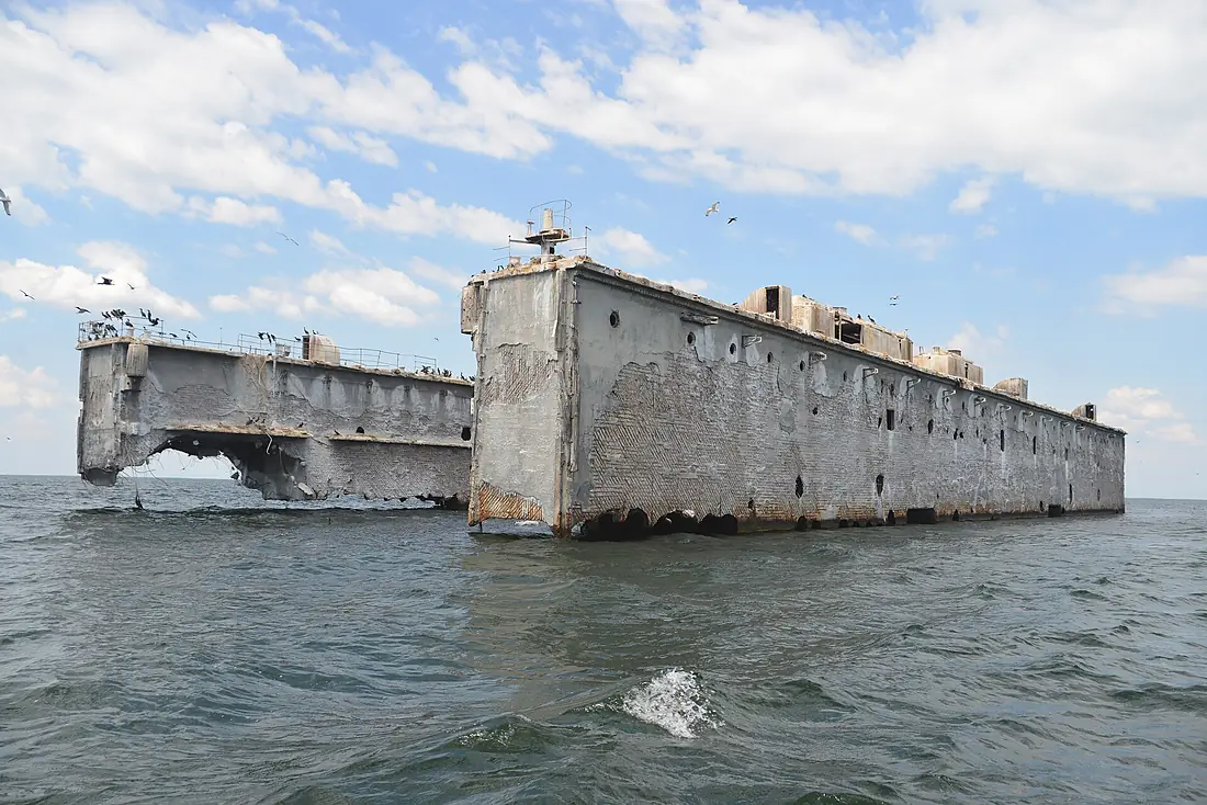 Dock-target ship.