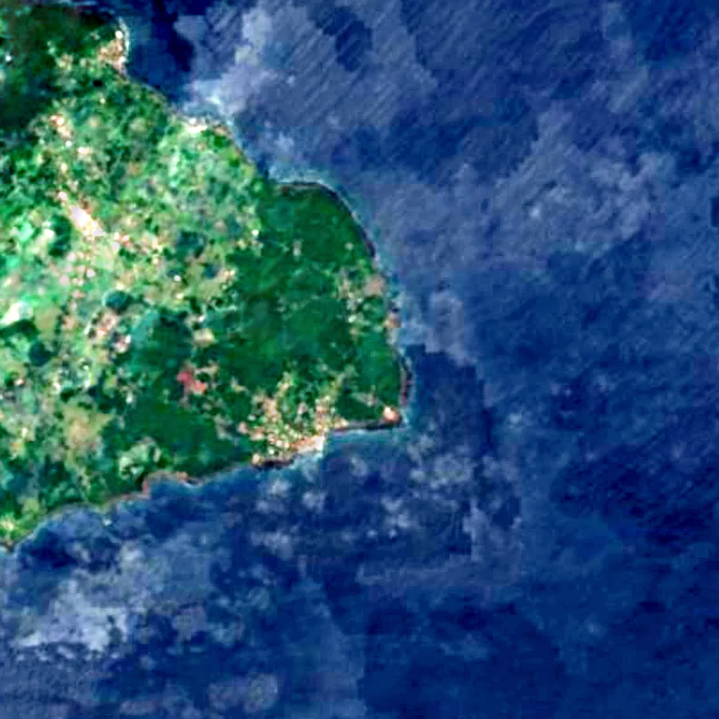 Zona Central do Pico - Ilha do Pico seen from above (Sentinel-2)