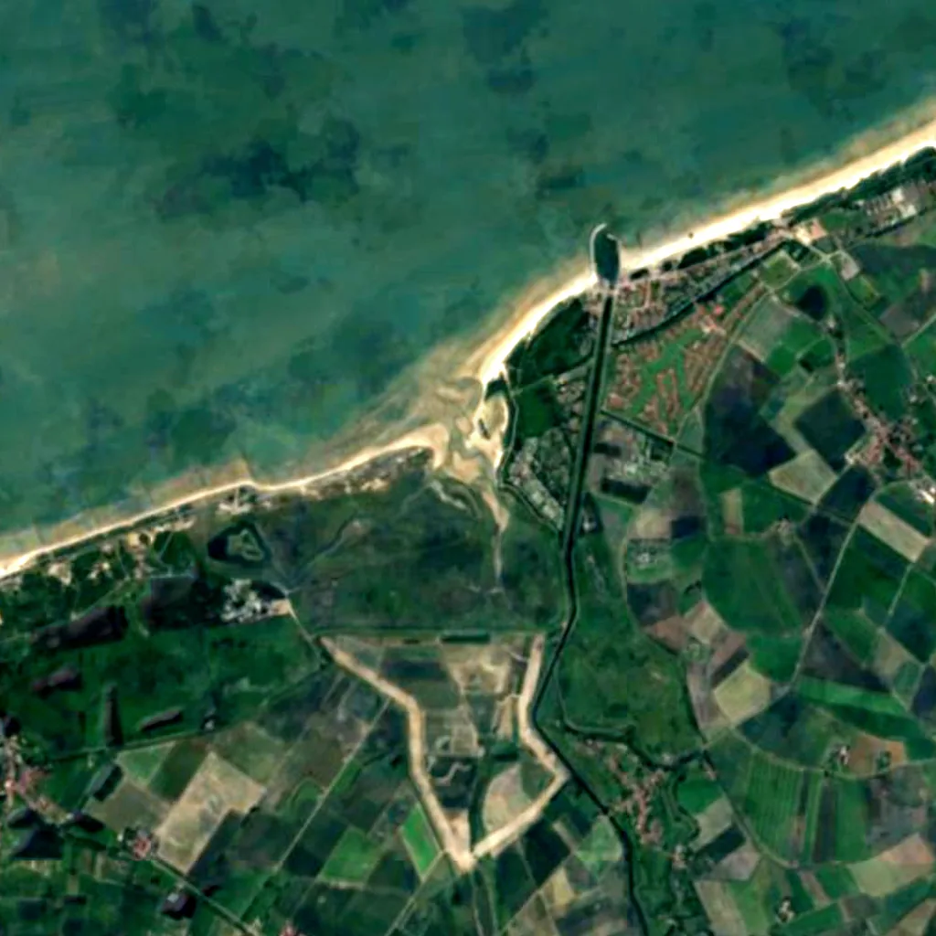 Zwin seen from above (Sentinel-2)